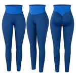 Load image into Gallery viewer, Tik tok leggings, blue, famous leggings, ig reels leggings

