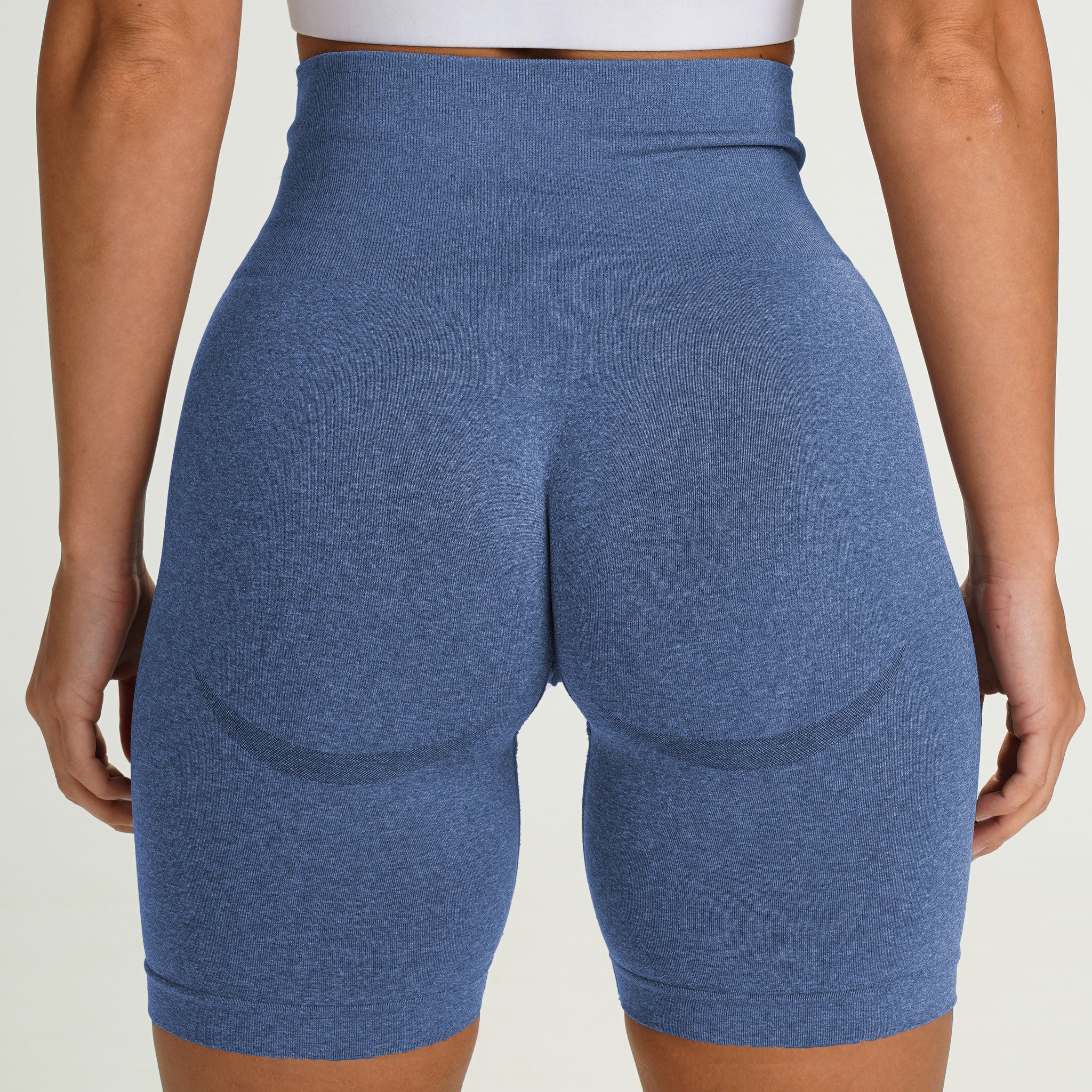 Egyptian Blue Contour Shorts - Lirio Fitness