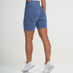 Load image into Gallery viewer, Egyptian Blue Contour Shorts - Lirio Fitness
