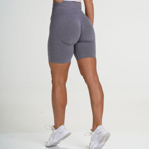 Grey Contour Shorts - Lirio Fitness