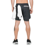 Load image into Gallery viewer, Dual Layer Shorts -Black
