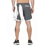 Load image into Gallery viewer, Dual Layer Shorts - Dark Grey

