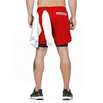 Load image into Gallery viewer, Dual Layer Shorts - Red
