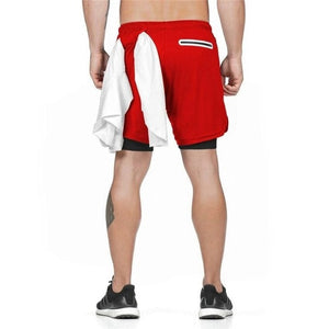 Dual Layer Shorts - Red