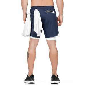 Dual Layer Shorts - Navy
