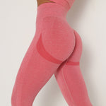 Load image into Gallery viewer, Strawberry Pink Booty Scrunch Contour Leggings - Lirio Fitness

