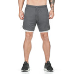 Load image into Gallery viewer, Dual Layer Shorts - Dark Grey
